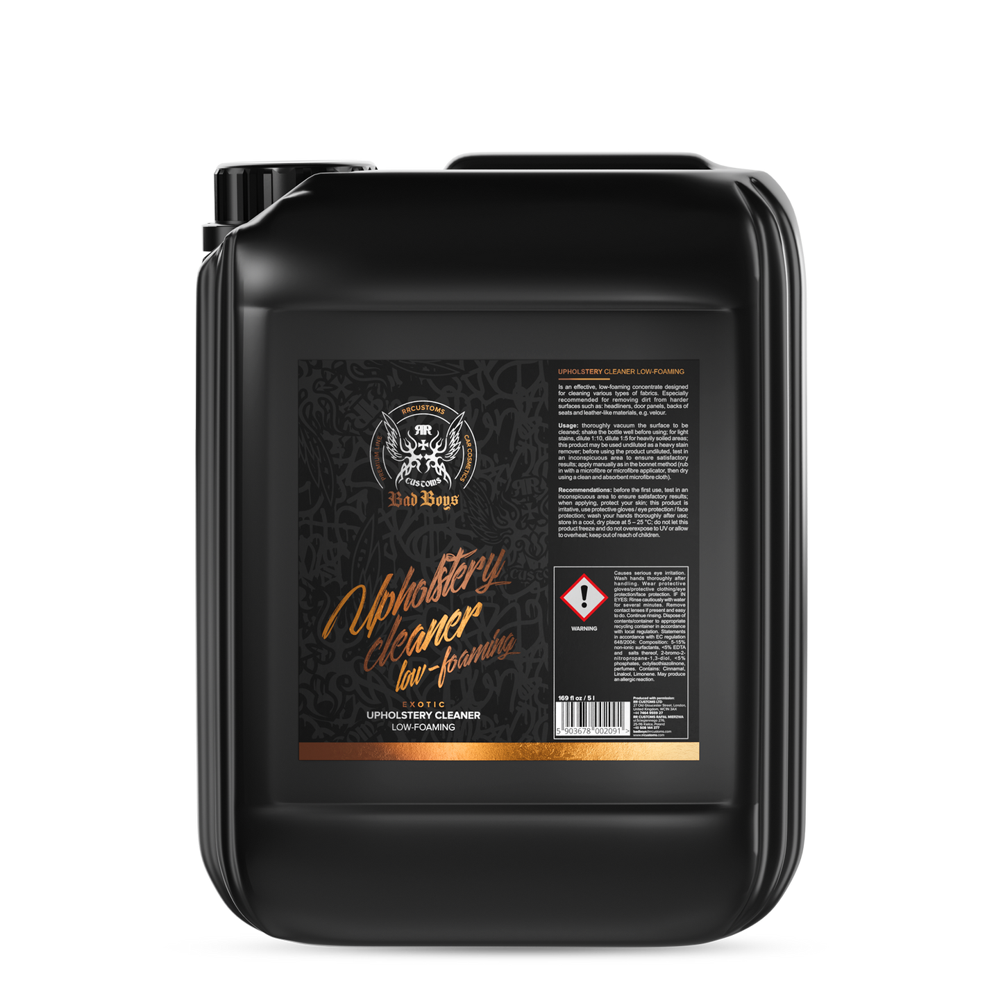 BadBoys Upholstery Cleaner Low Foaming