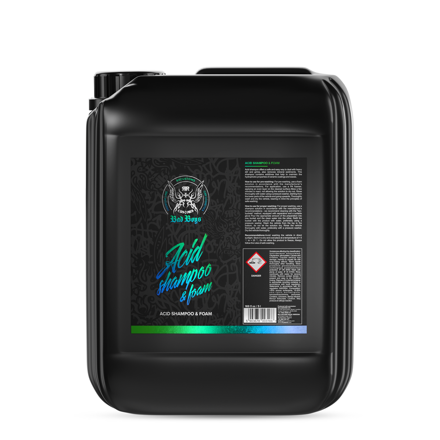 BadBoys Acid Shampoo & Foam